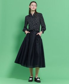 TOCCA PROMISE RIBBON ROSETTE ドット柄ブラウス