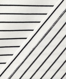 J.PRESS LADIES S スムースジャージー ボーダー カットソー