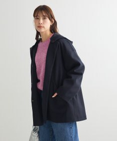 Green Parks フード取り外しハーフコート