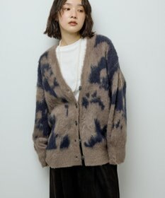 Green Parks アニマル柄カーディガン