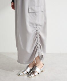 Green Parks サテンカーゴスカート