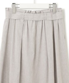 23区 L 【SLOW/洗える】リネンコットン スカート