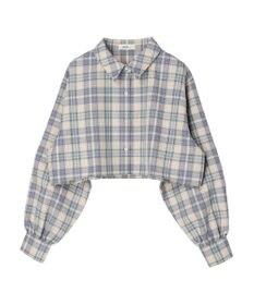 earth music&ecology ＣＨＥＣＫショートシャツジャケット