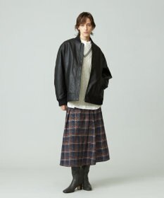 J.PRESS YORK STREET 【UNISEX】エコレザーMA-1
