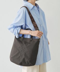 russet 《3/4～価格改定》スリム2WAYトートバッグ <コーデュラナイロン>(CE-1404-WEB)