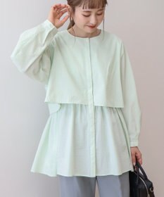 AMERICAN HOLIC サッカーティアードロングブラウス