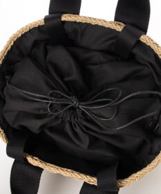 LA BAGAGERIE 【maison vert】 【ペーパー素材・多収納】ダブルハンドルかごバッグ