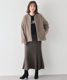 ANY L カールボアブルゾン