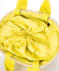 LA BAGAGERIE 【maison vert】 【ペーパー素材・多収納】ダブルハンドルかごバッグ