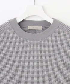 UNFILO MENS イージーケア ワッフル クルーネック [23年春夏商品]