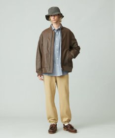 J.PRESS YORK STREET 【UNISEX】エコレザーMA-1