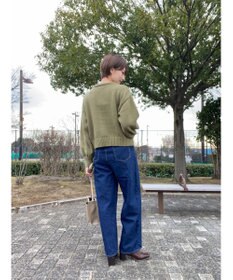 Green Parks クルーネックカーディガン