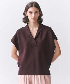 BEIGE， NADIA / ストレッチ スキッパーニット