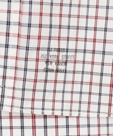 J.PRESS MEN ポプリンマルチチェック ボタンダウンシャツ