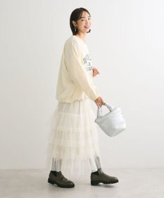 Green Parks ナイロンロゴＶネックプルオーバー