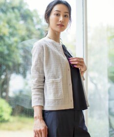 J.PRESS LADIES L 【洗える】WINDY ニット ジャケット