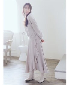 earth music&ecology ラッフルフリルイレヘムスカート