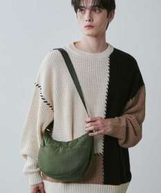 WEGO カラーハーフムーンショルダー