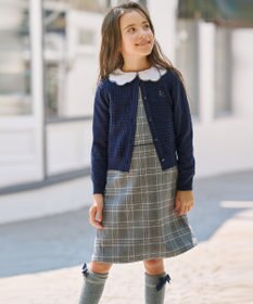 組曲 KIDS 【110-140cm】キチントチェック ジャンパースカート