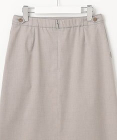 J.PRESS LADIES 【セットアップ対応・洗える・撥水・防汚】コットンFITTYシャーク スカート