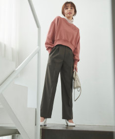 Feroux 【洗える】ロゴ刺繍裏毛 プルオーバー