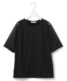 ICB L 【接触冷感・洗える】 チュールコンビ カットソー