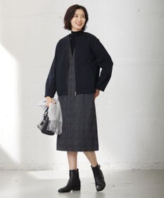 J.PRESS LADIES カシミヤ リバーシブル ヘリンボーン ストール