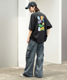 WEGO 【ユニセックス着用ITEM/SMLサイズ展開】別注BENDAVISクールタッチグラフィックT（SS）