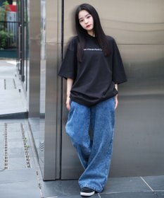 WEGO 【ユニセックス着用ITEM/SMLサイズ展開】別注BENDAVISクールタッチグラフィックT（SS）