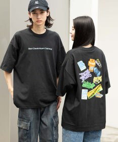 WEGO 【ユニセックス着用ITEM/SMLサイズ展開】別注BENDAVISクールタッチグラフィックT（SS）