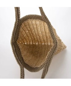 UNBILLION cachecache ペーパー切り替え横編みトートバッグ