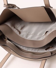 style code 【MERCURYDUO/マーキュリーデュオ】両アオリポケット サイド配色A4トートバッグ　 キーチャーム付