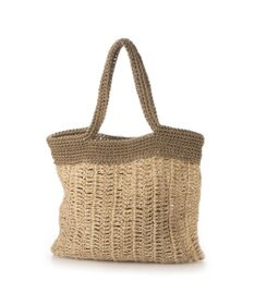 UNBILLION cachecache ペーパー切り替え横編みトートバッグ