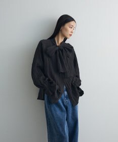 Green Parks ボウタイリボンブラウス