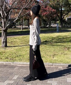 Green Parks シアーベロアプルオーバー