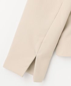 ANY 【WEB限定】ダブルクロスストレッチ Ｖネックノーカラージャケット