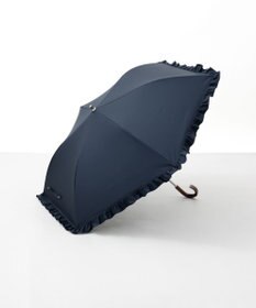 AURORA 【WEB限定】 フリル晴雨兼用傘（折りたたみ・トップフラット）