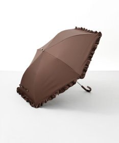 AURORA 【WEB限定】 フリル晴雨兼用傘（折りたたみ・トップフラット）