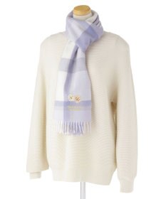 MOONBAT 【FUDGE11月号掲載】PAUL & JOE ACCESSOIRES クリザンテーム刺繍ムースタッチマフラー（パッケージ入り）