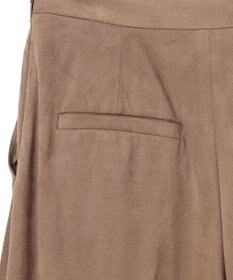 uncrave スウェード ストレートパンツ