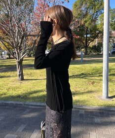 Green Parks シアーベロアプルオーバー