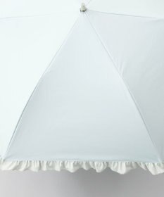 AURORA 【WEB限定】 フリル晴雨兼用傘（折りたたみ・トップフラット）