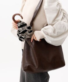 AURORA 【WEB限定】 フリル晴雨兼用傘（折りたたみ・トップフラット）