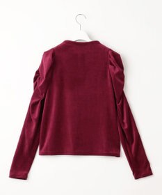 Feroux 【古畑星夏さん着用】ギャザーショルダーベロア プルオーバー