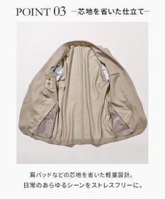 J.PRESS MEN 夏に嬉しい6つの高機能【J.PRESS-POOL WOOL】【セットアップ対応】ジャージーセットアップ ジャケット