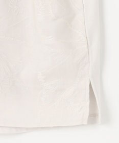 J.PRESS LADIES 【洗える】シアーエンブロイダリー カットソー