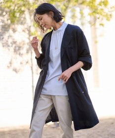 ANY 【洗濯機可/UVケア/接触冷感】ドロストピケカーディガン