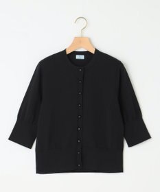 組曲 【洗える・6色展開】CANDYボタン 半袖カーディガン