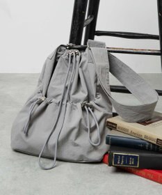 WEGO ナイロン巾着ショルダー