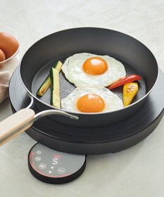 YAMATO テーブル＆キッチン 【レコルト】卓上IHクッキンググリドル  グレー  RIH-1(GY)